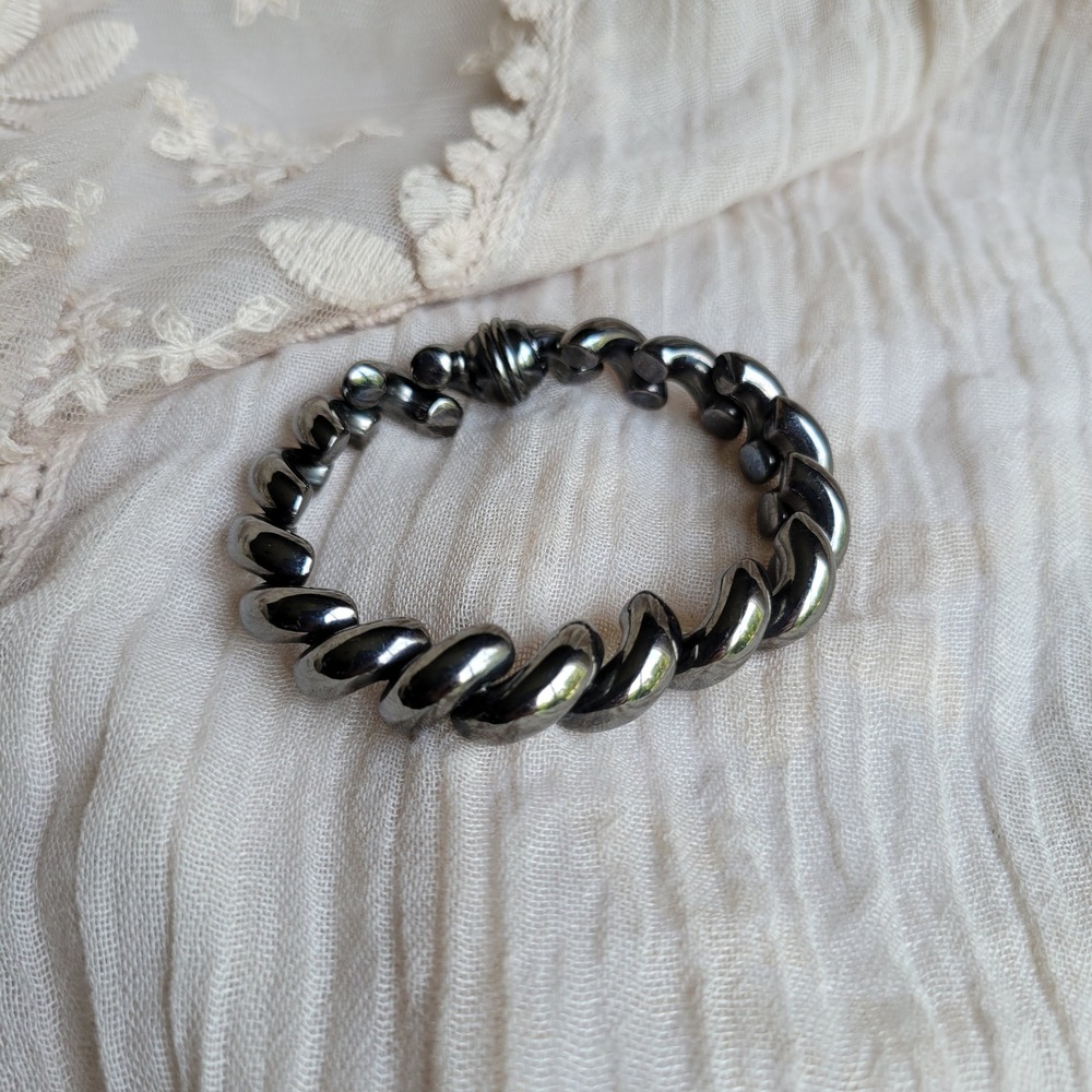 Milor Italy San Marcos‎ Link Bracelet 7.5" Gunmetal Bronze Bronzo Italia line